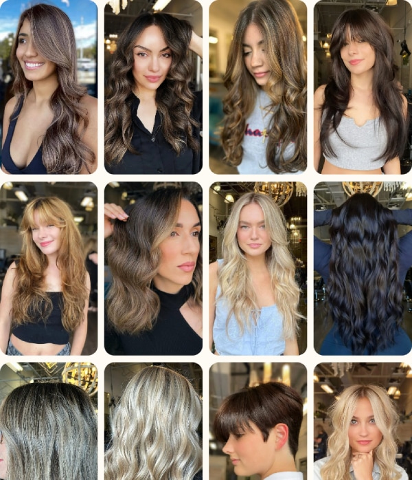 Color Chart for hair salons